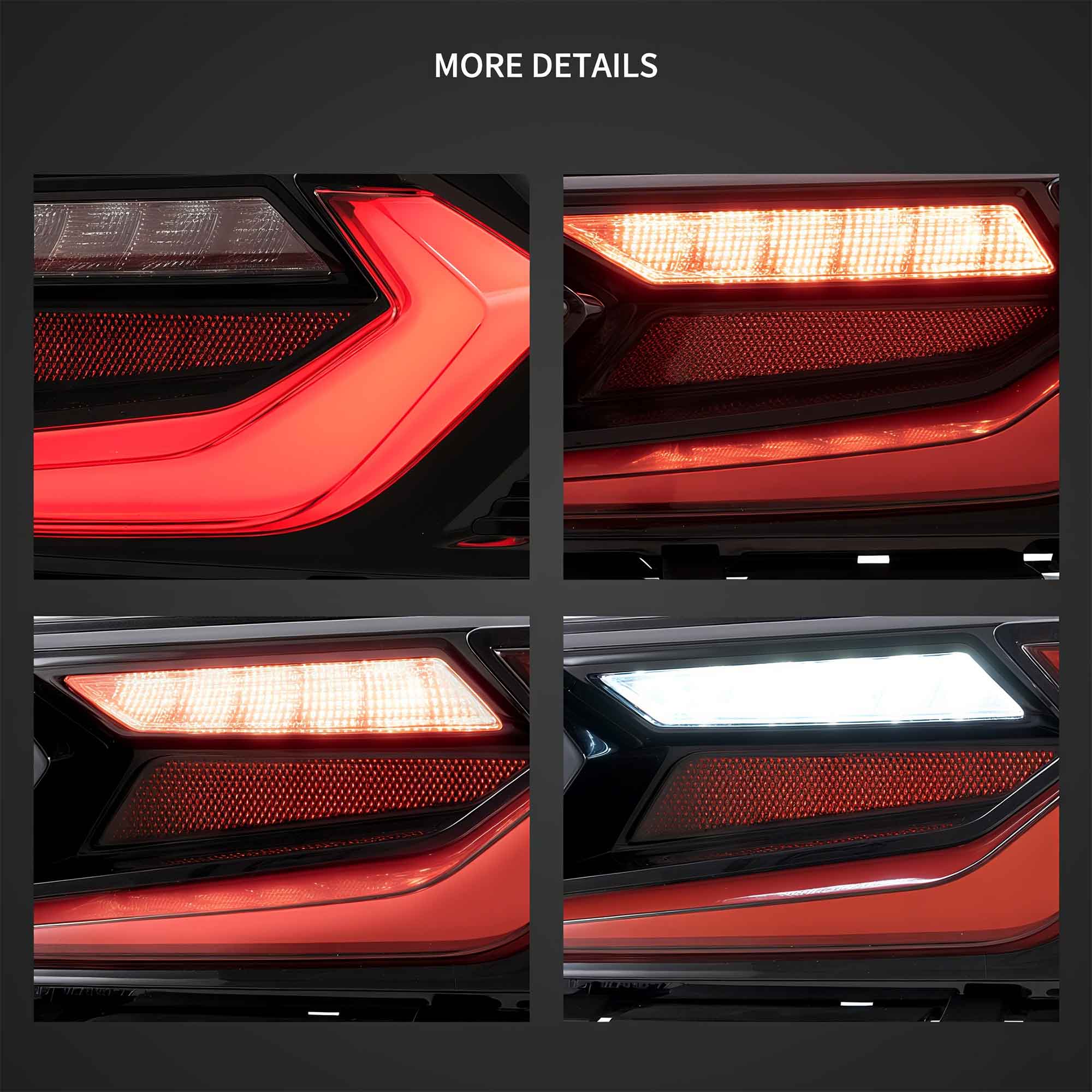 Vland 2014-2015 Chevrolet Camaro 5th Gen Facelift LED Tail Lights - Image 9