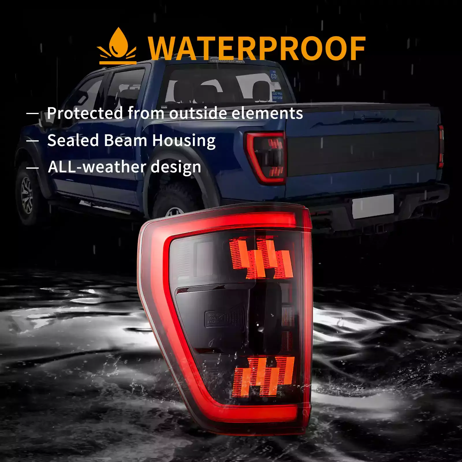 Vland 21-24 Ford F150 Tail Lights Full LED - Image 12