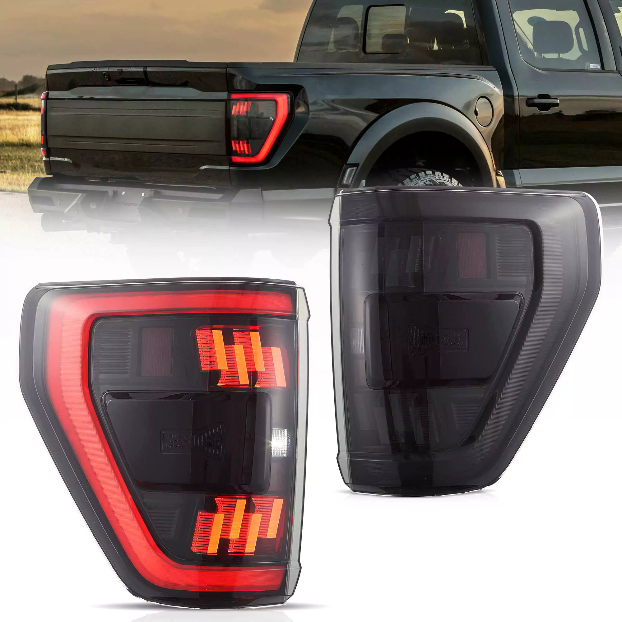 Vland 21-24 Ford F150 Tail Lights Full LED - Image 3