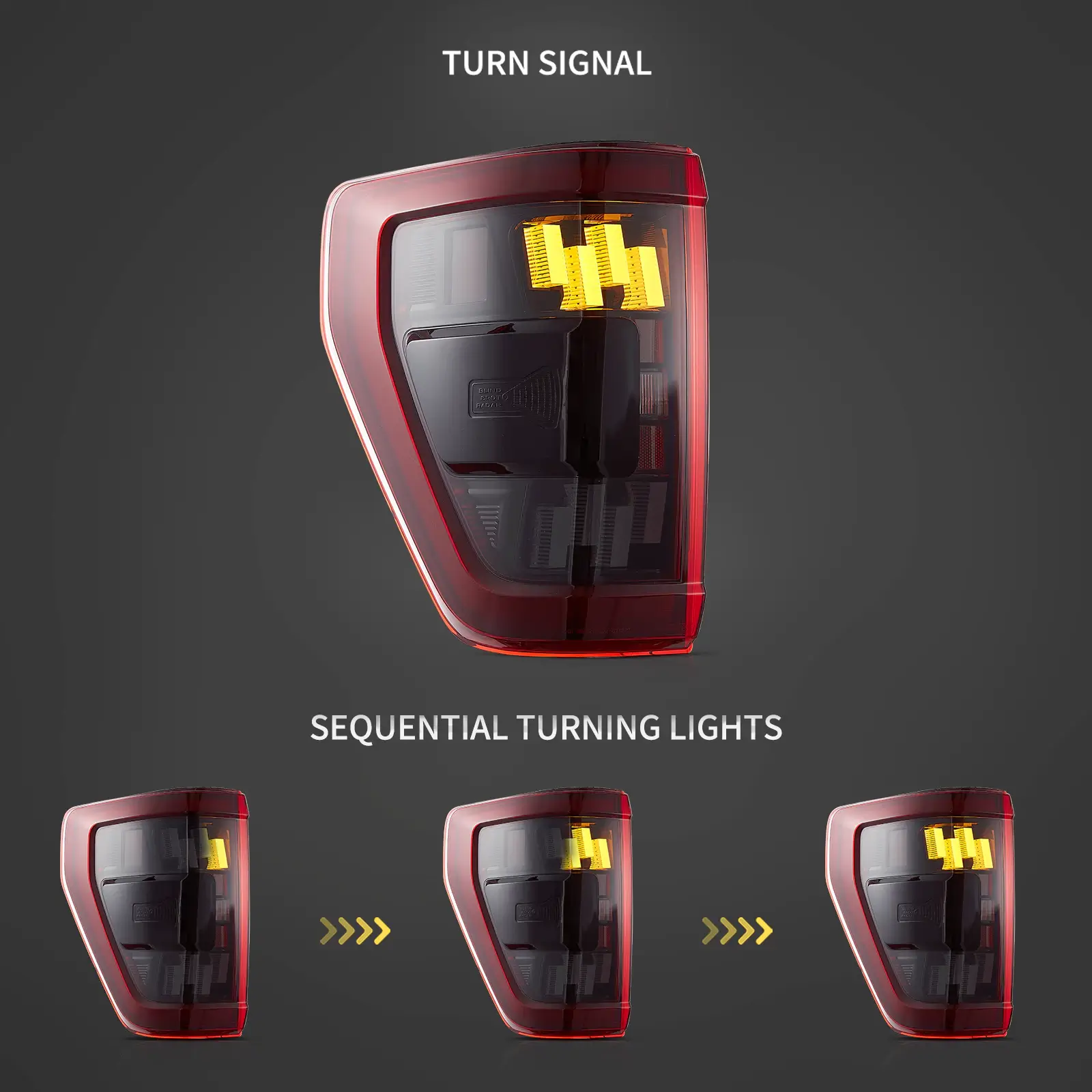 Vland 21-24 Ford F150 Tail Lights Full LED - Image 5