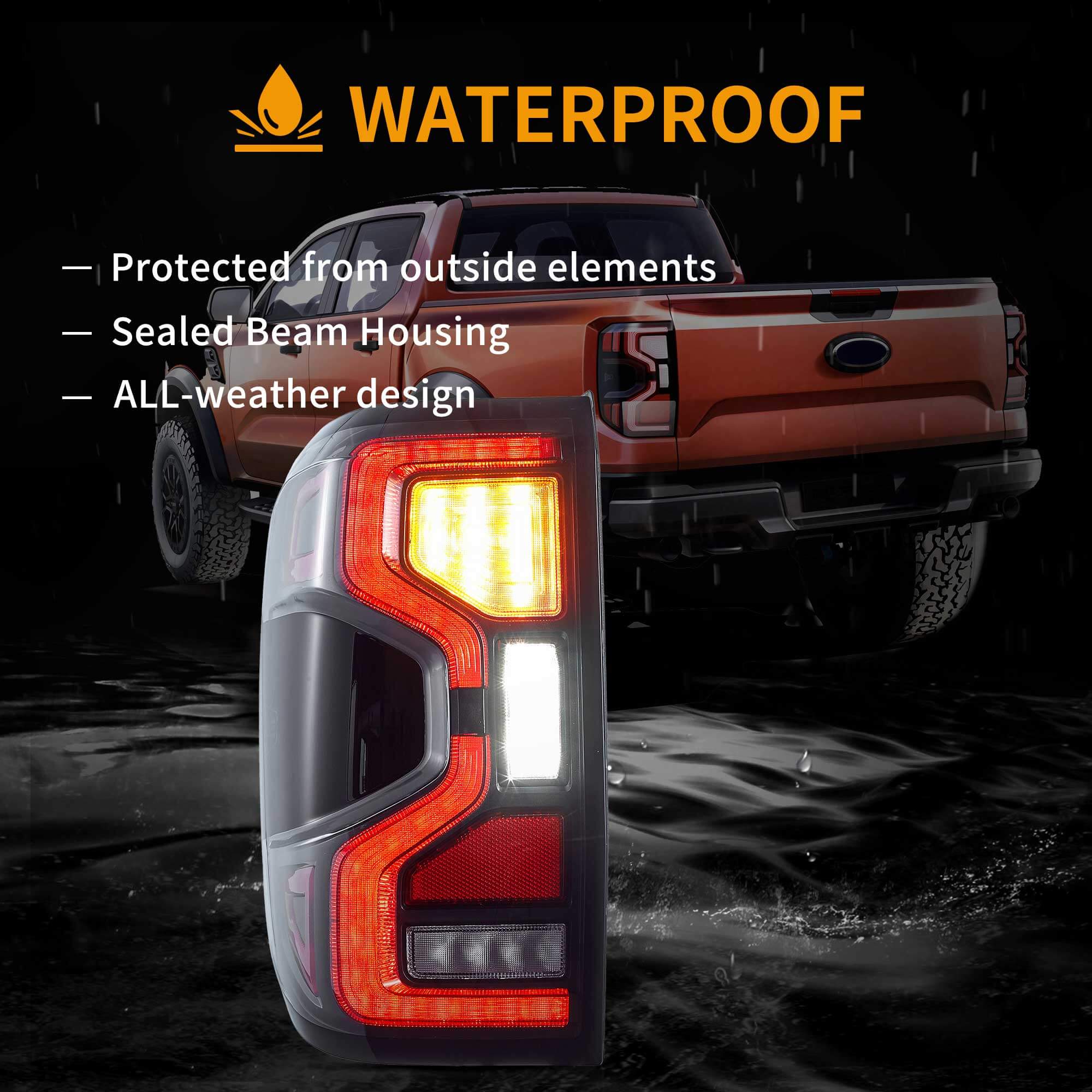 Vland 22-UP Ford Ranger LED Tail Lights With Start-up Animation - Image 7
