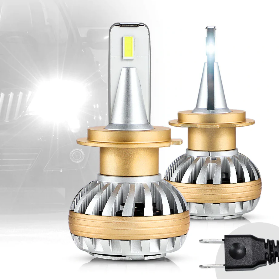 Vland 2PCs D2S/H7/9005 LED Headlight Bulbs 6000K Super Bright - Image 2