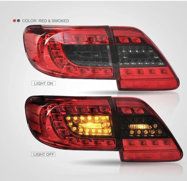 VLAND for Toyota Corolla Tail Lights 2011 2012 2013 (Not fit American models) - Image 2