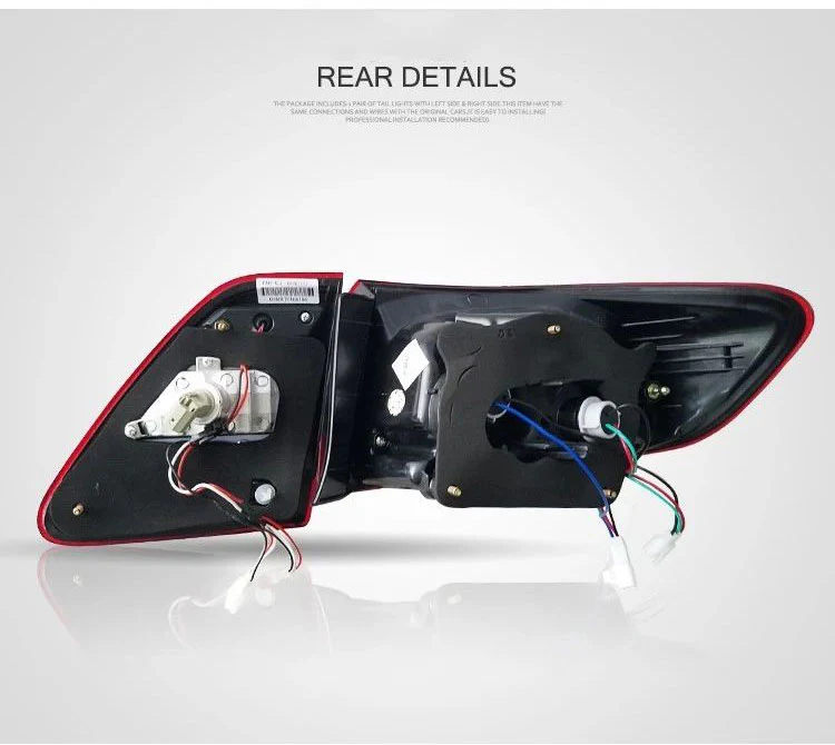 VLAND for Toyota Corolla Tail Lights 2011 2012 2013 (Not fit American models) - Image 6