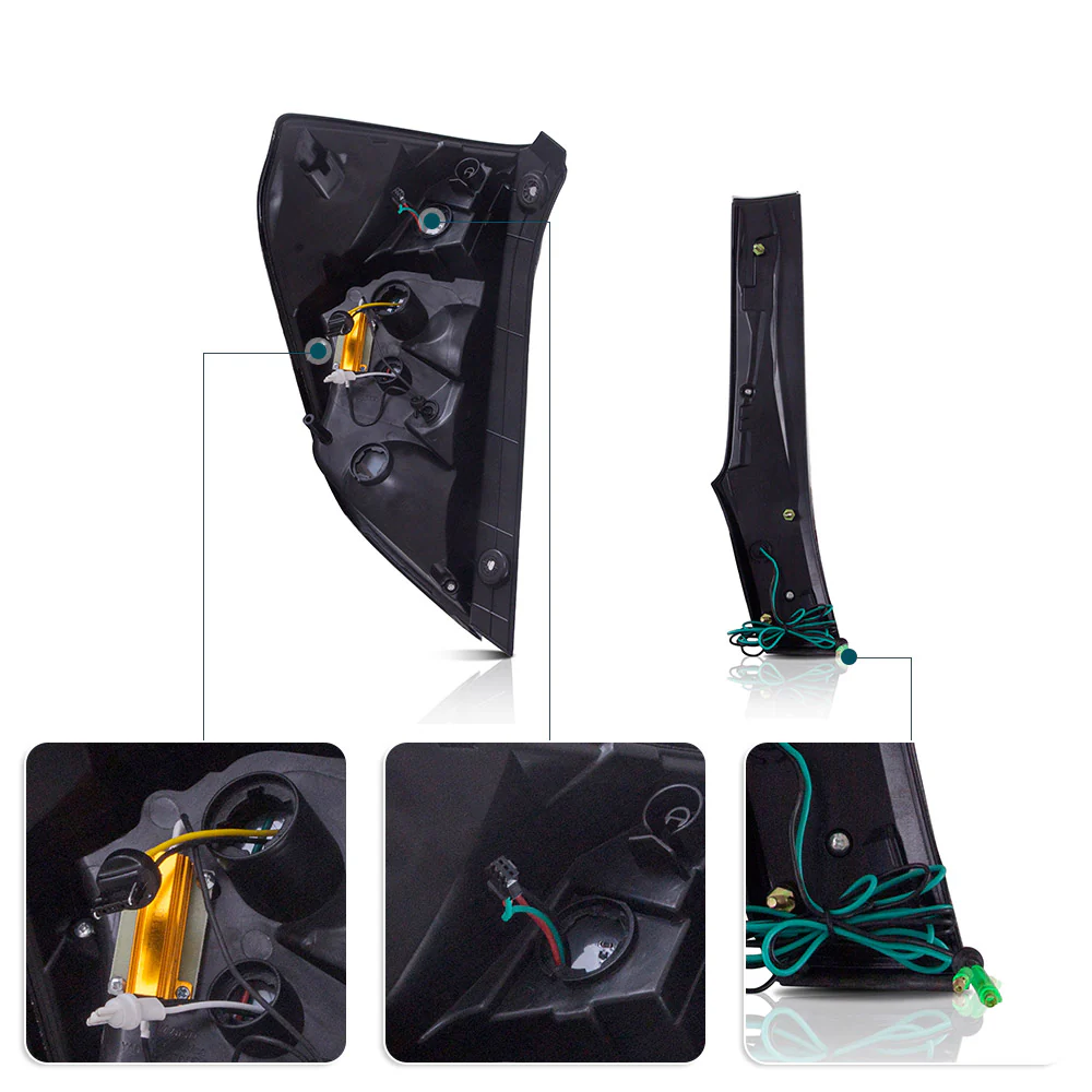 VLAND Full LED Tail Lights for Honda Fit / Jazz (GK5) 2014-2020 (Plug and Play. No Need Bulbs) - Image 9