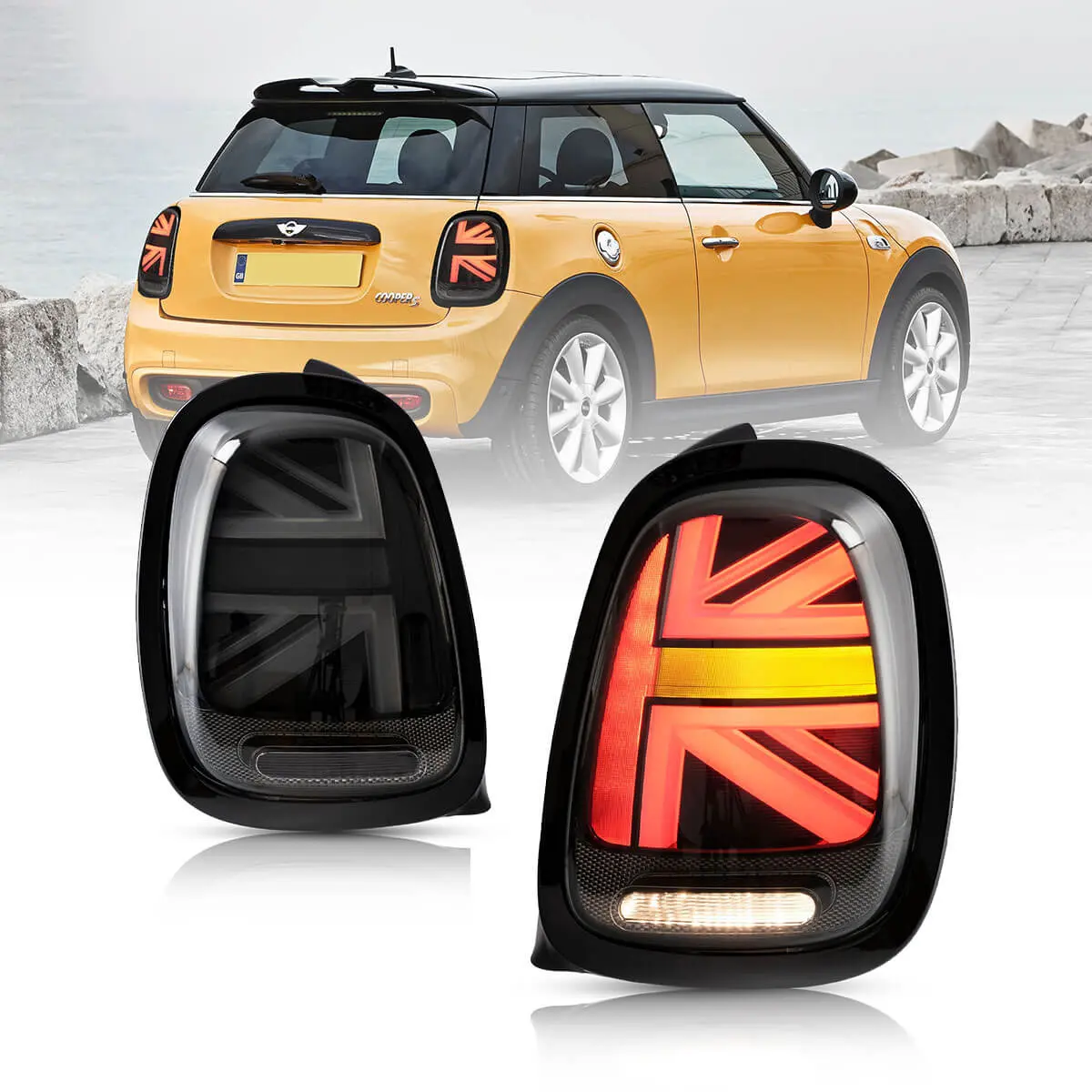 Mini Cooper F55 F56 F57 2014-2020 VLAND LED Tail Light [E-mark] Plug and Play - Image 4