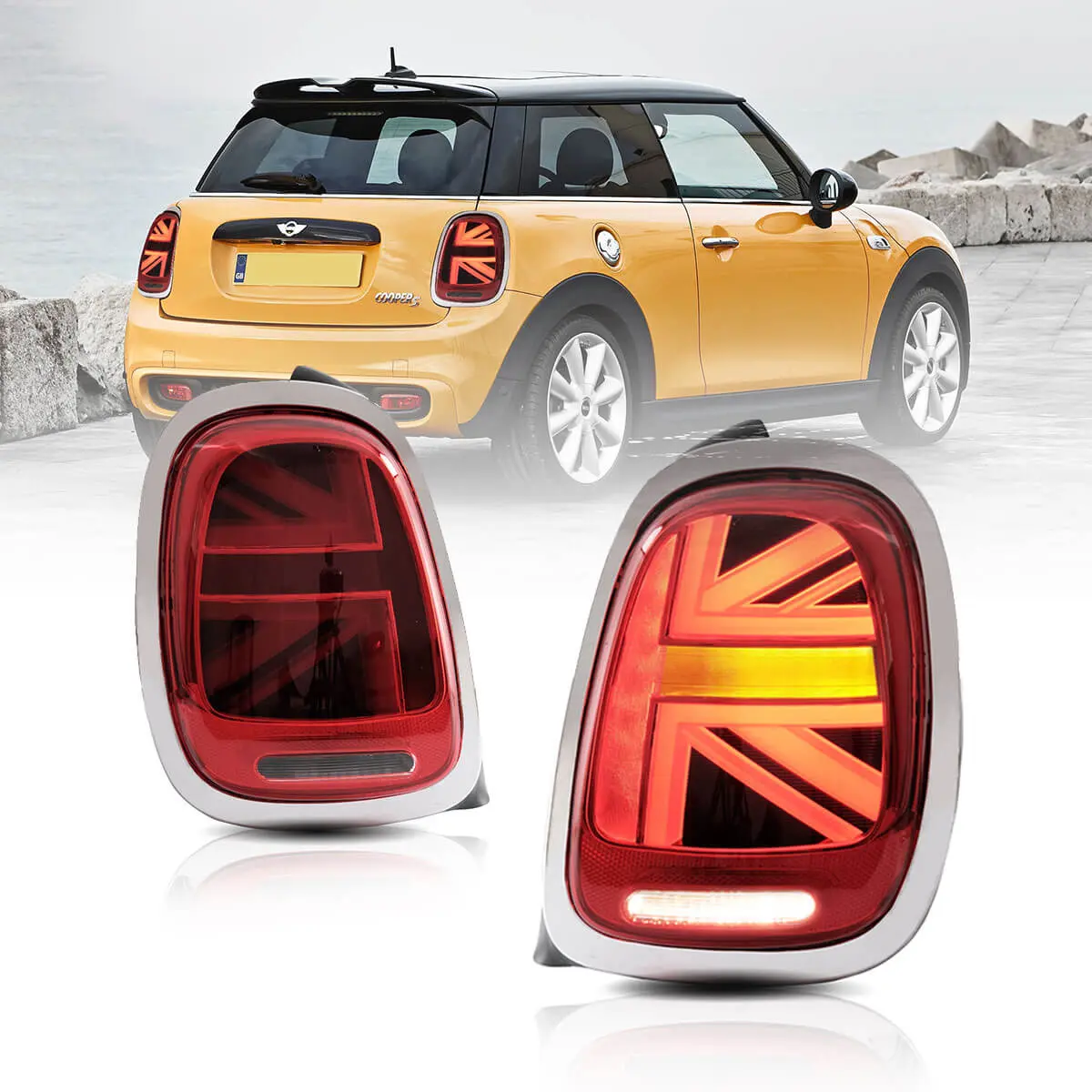 Mini Cooper F55 F56 F57 2014-2020 VLAND LED Tail Light [E-mark] Plug and Play - Image 7