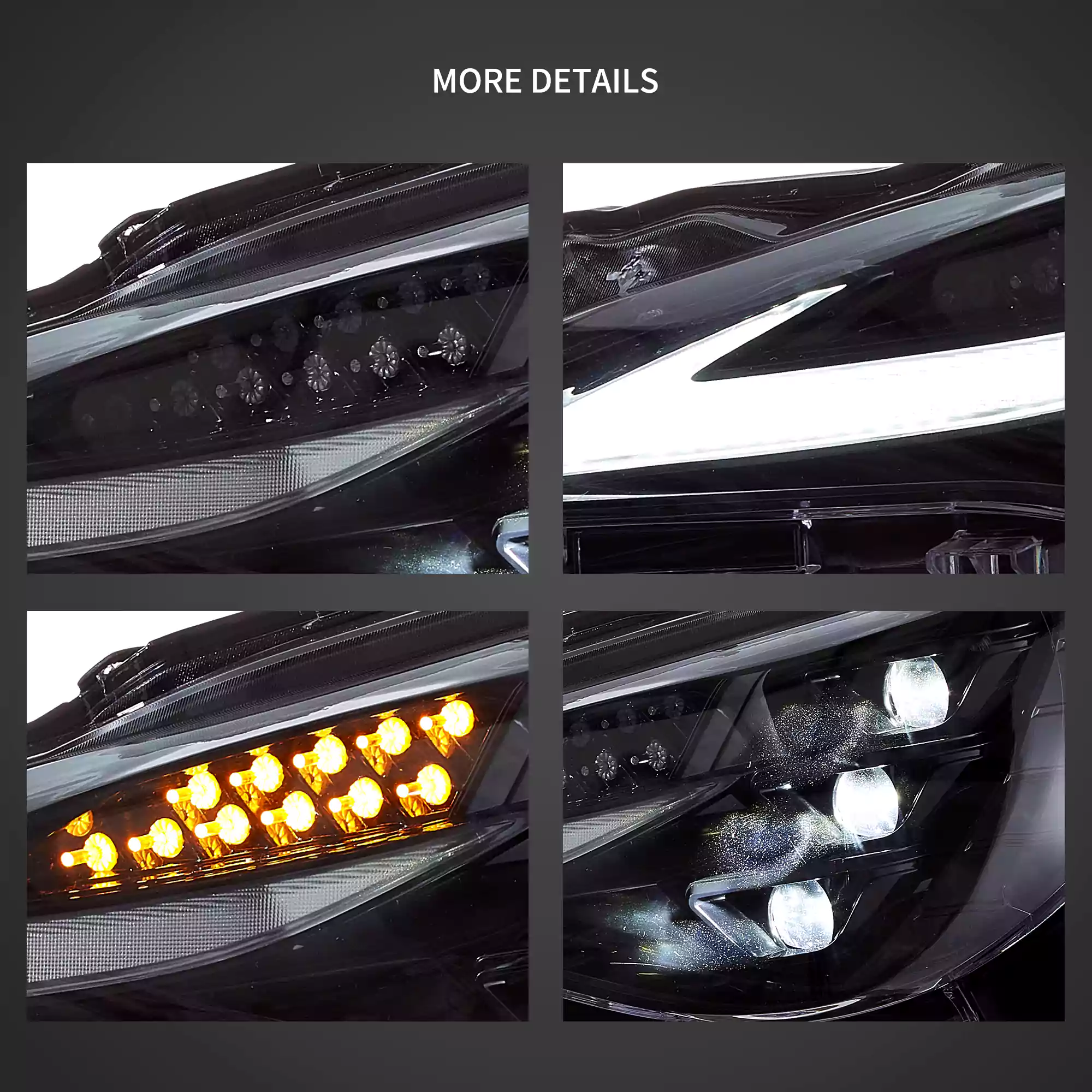 Vland Headlights For 12–21 Toyota 86/GT86, Subaru Brz, Scion Frs W/Triple LED Projector - Image 9