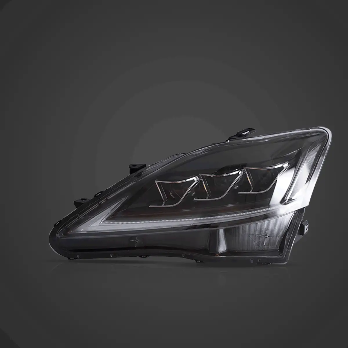 06-12 Lexus IS250/IS250C/IS350/IS220d & 08-14 ISF(XE20) Vland Matrix Projector Headlights E-mark - Image 5