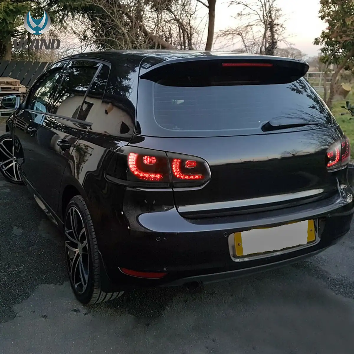 08-12 VW Golf Mk6 Vland LED Aftermarket Tail Lights With Amber Sequential Turn Signal [E-mark] - Image 12