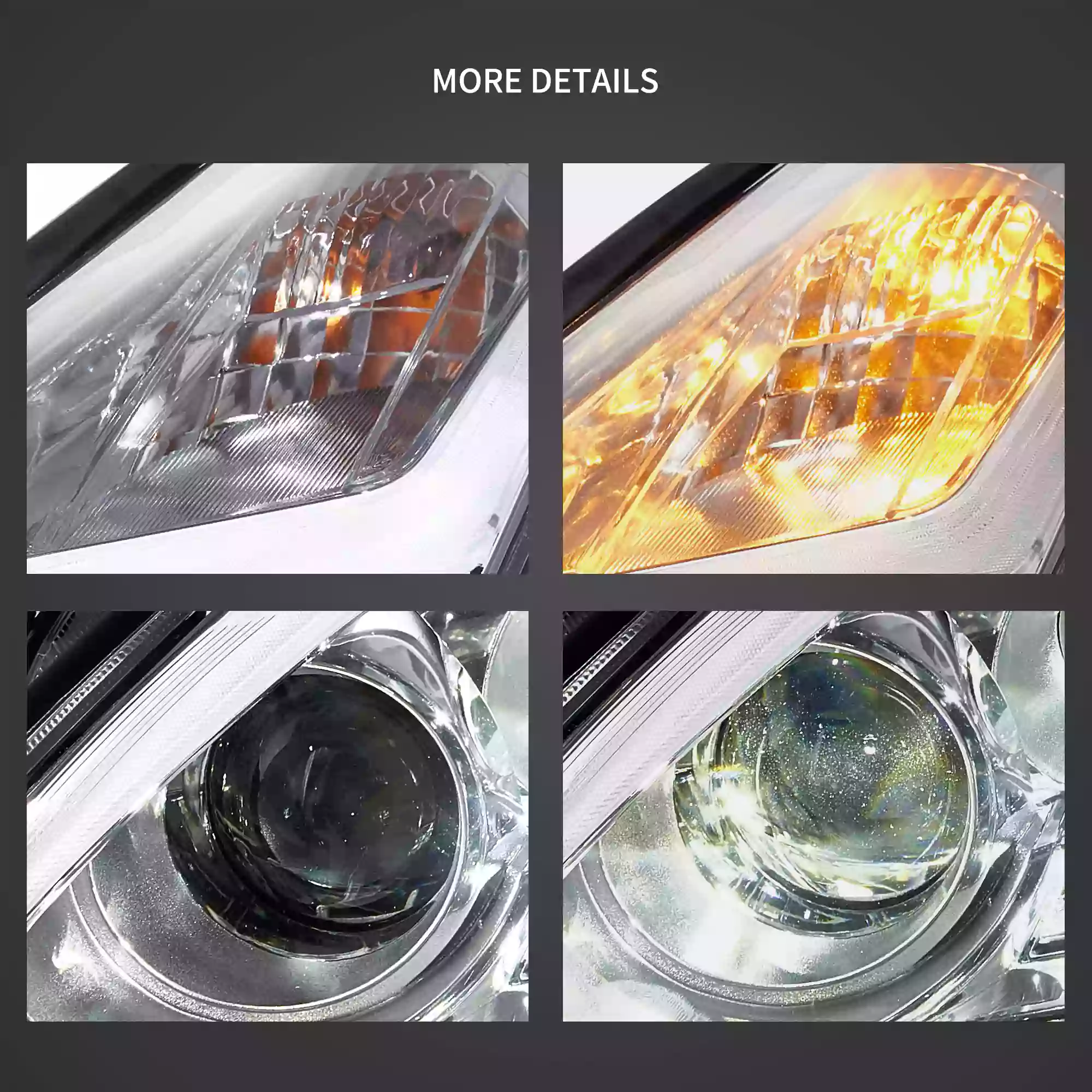 VLAND LED Headlight for Nissan GTR R35 2009-2023 Driver & Passenger side - Image 7