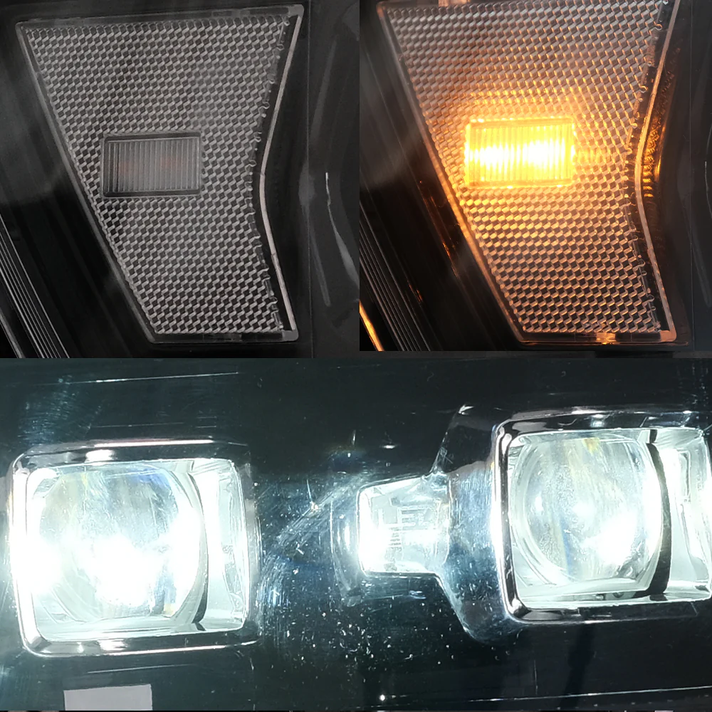 Vland Carlamp LED Matrix Projector Headlights For Dodge RAM 1500 2019-2024 - Image 10