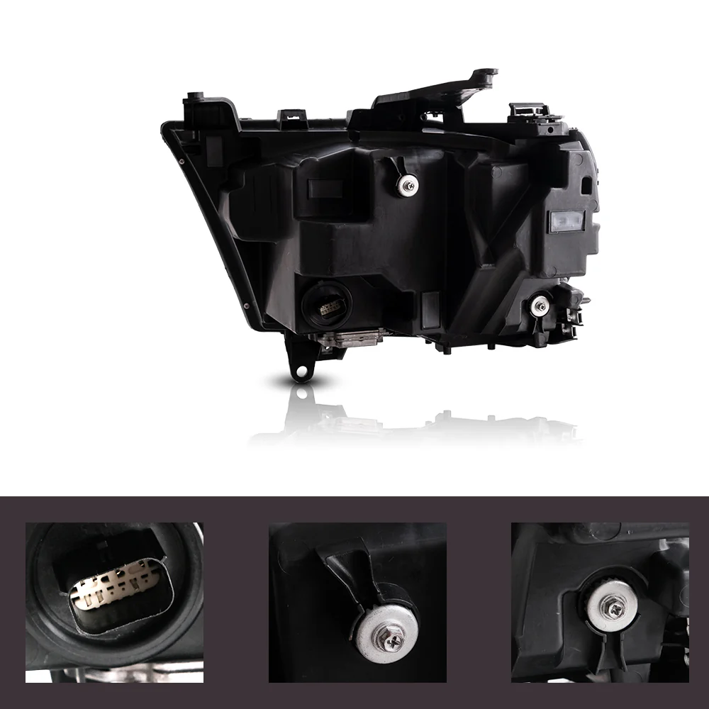 Vland Carlamp LED Matrix Projector Headlights For Dodge RAM 1500 2019-2024 - Image 7
