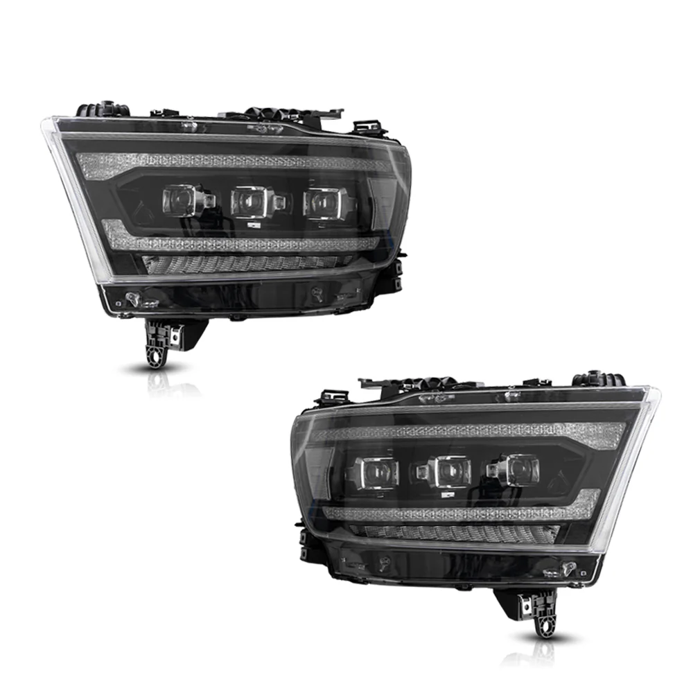 Vland Carlamp LED Matrix Projector Headlights For Dodge RAM 1500 2019-2024 - Image 8