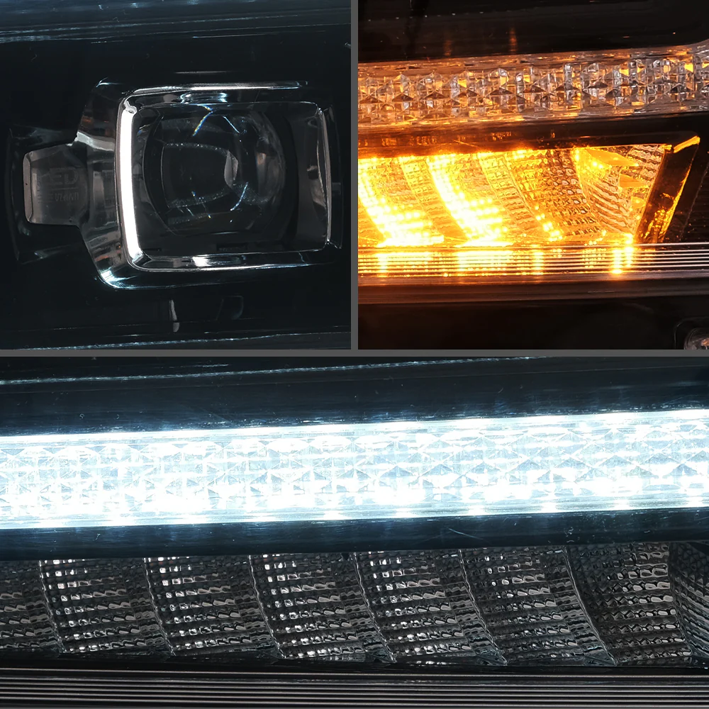 Vland Carlamp LED Matrix Projector Headlights For Dodge RAM 1500 2019-2024 - Image 9
