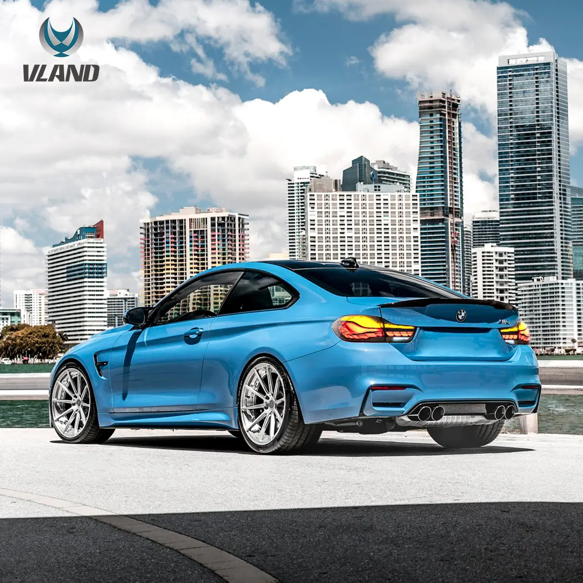 14-20 BMW 4 Series F32 F33 F36 / M4 F82 F83 Vland LED Tail Lights With GTS Style [E-mark] - Image 8
