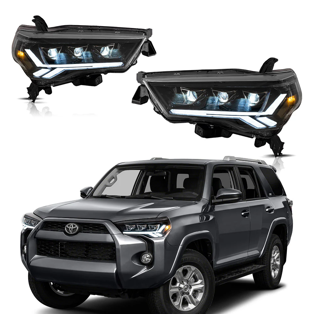 Vland Carlamp LED Projector Headlights For 2014-2024 Toyota 4Runner - Image 13