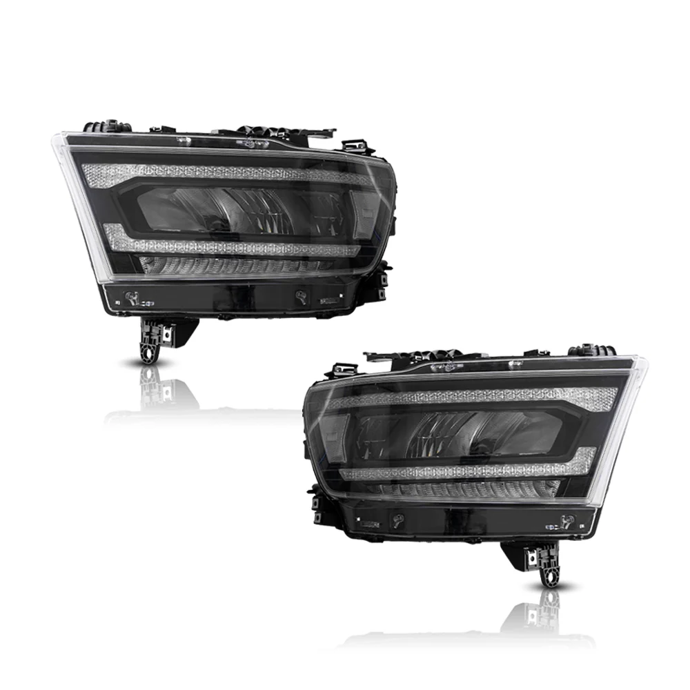 19-24 Dodge Ram 1500 5th Gen (DT) Vland LED Reflection Bowl HeadLights [E-mark] - Image 6