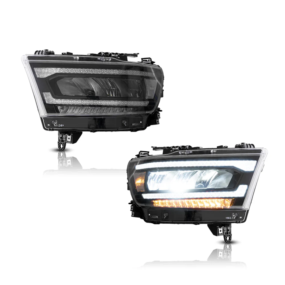 19-24 Dodge Ram 1500 5th Gen (DT) Vland LED Reflection Bowl HeadLights [E-mark] - Image 9