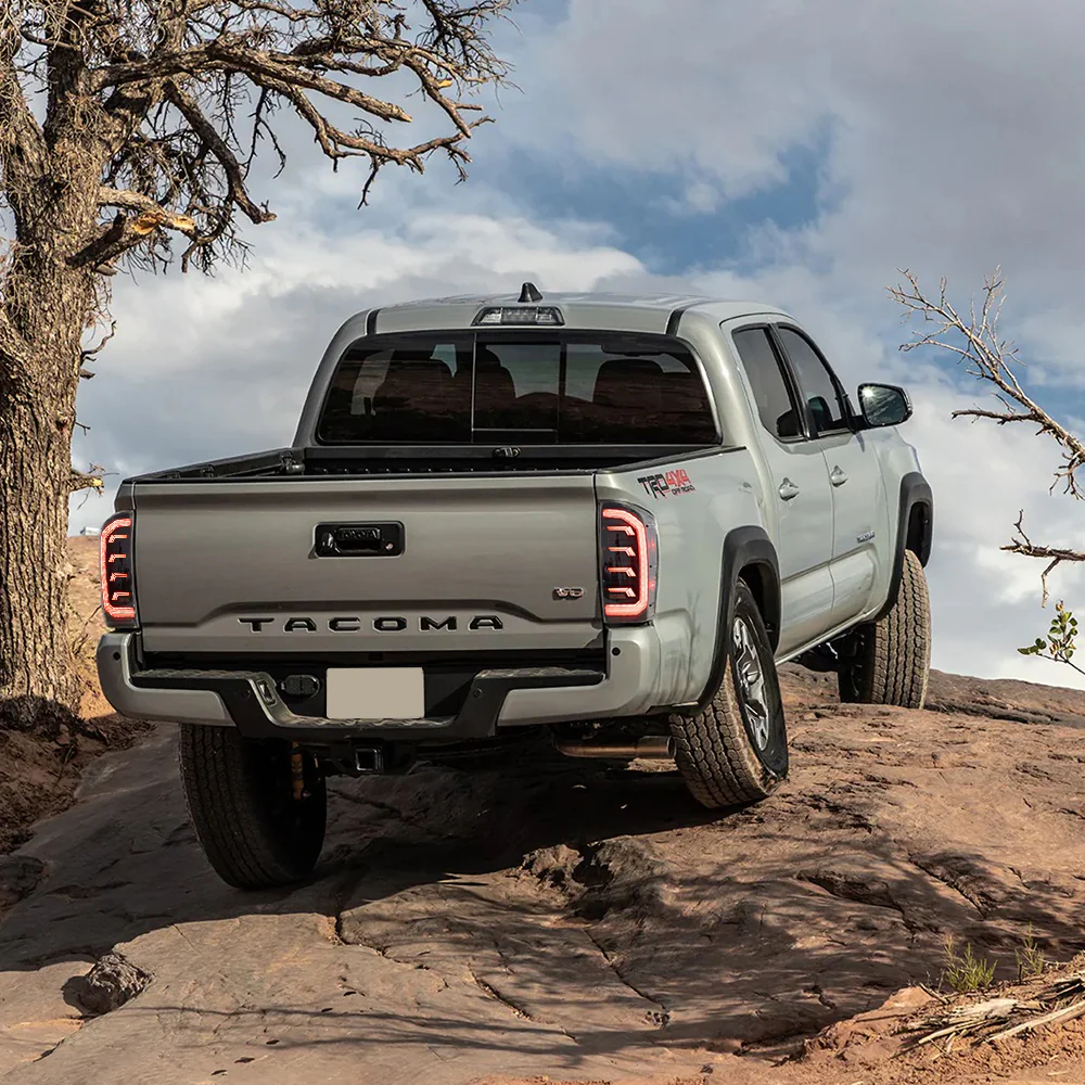 Vland Carlamp LED Smoked Taillights For 2016-2022 Toyota Tacoma TRD Off Road, SR5, SR, TRD Pro, TRD Sport, Limited - Image 12