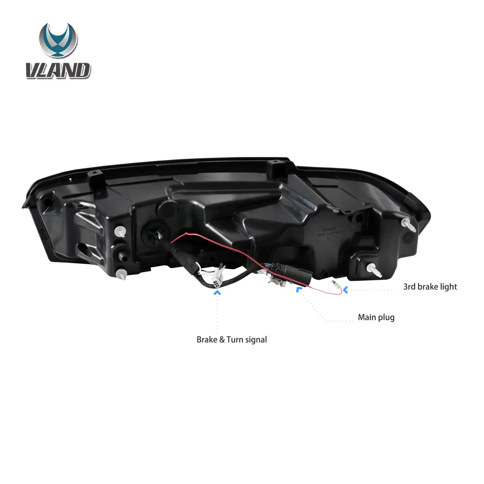 VLAND LED Tail Lights For Chevrolet Chevy Camaro 2019-2024 LS, LT, LT1, SS, ZL1 With Amber Sequential Turn Signal - Image 7