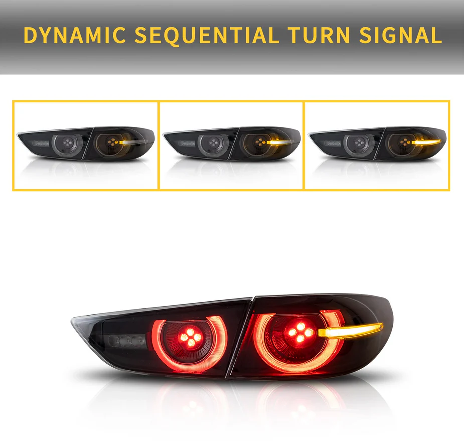 VLAND Tail Lights For Mazda 3 Axela Sedan 2019-UP - Image 8